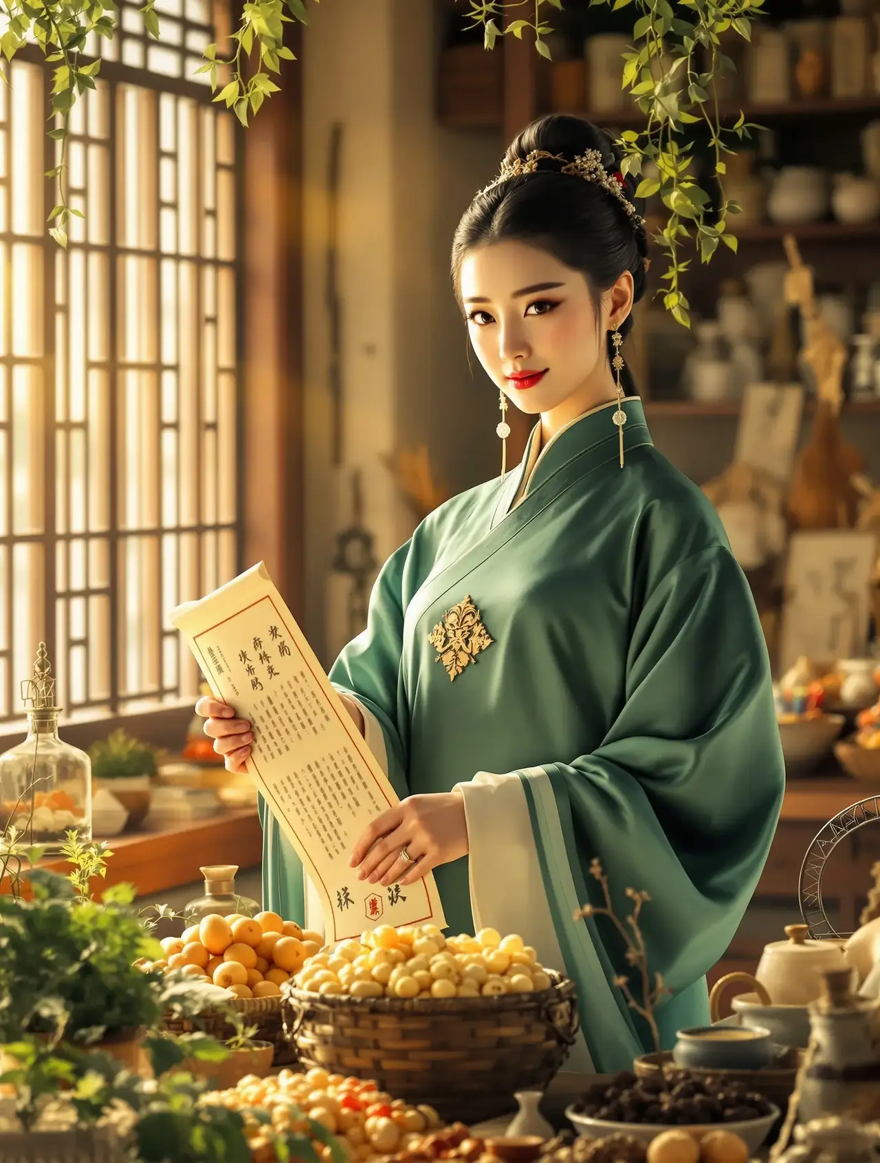 后宫第一药女 - 古装短剧封面 短剧《后宫第一药女》古装题材封面海报
